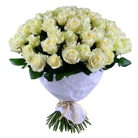 101 White Roses