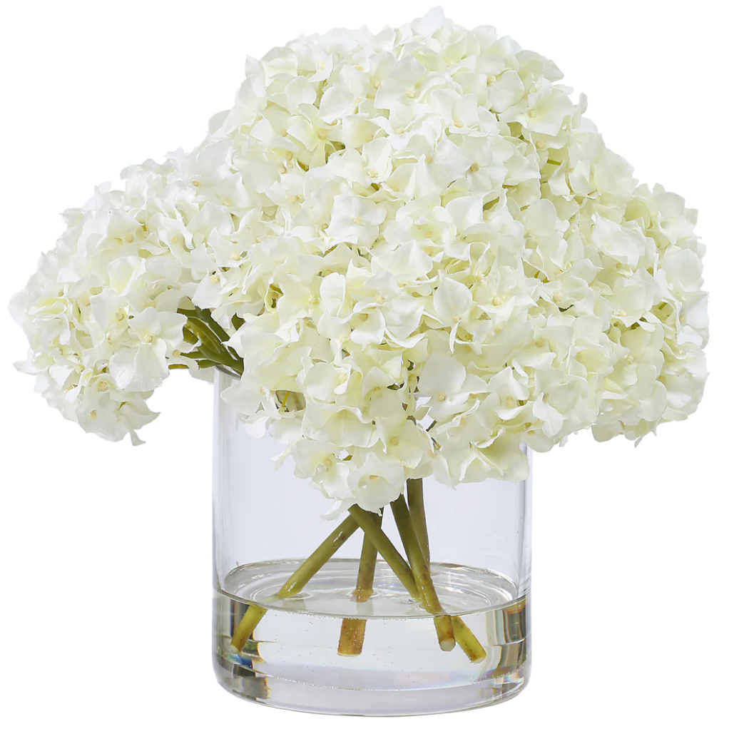 HYDRANGEAS 12" Vase