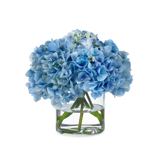Blue Hydrangeas Vase